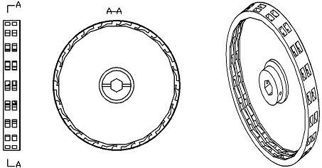 Self-disturbance type soybean precision seed sowing device