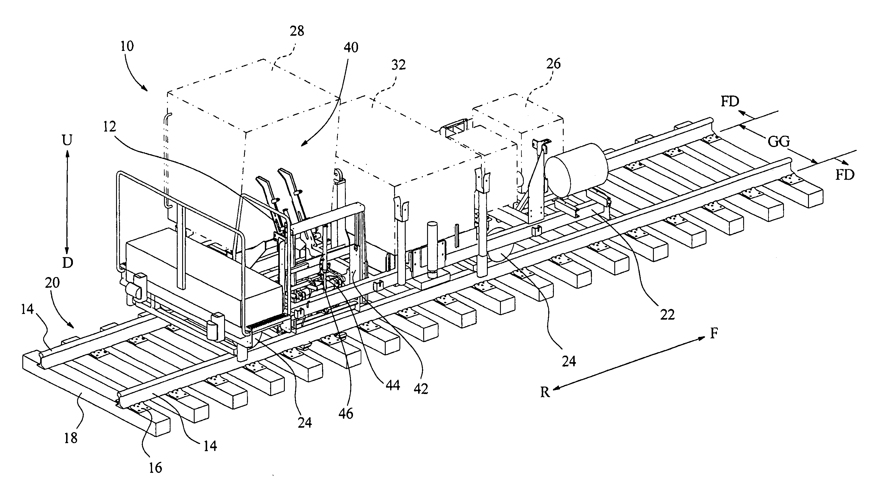 Railway anchor applicator