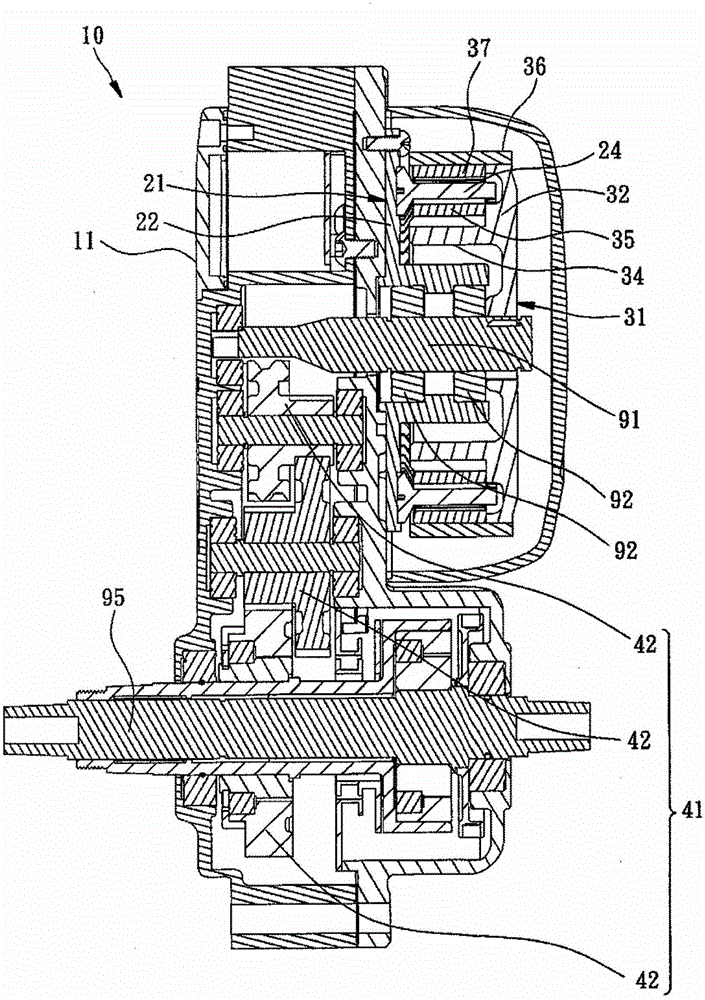 Dual-rotor motor for bike