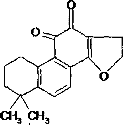 Total tanshinone and total phenolic acid extract in red-rooted salvia root and its production