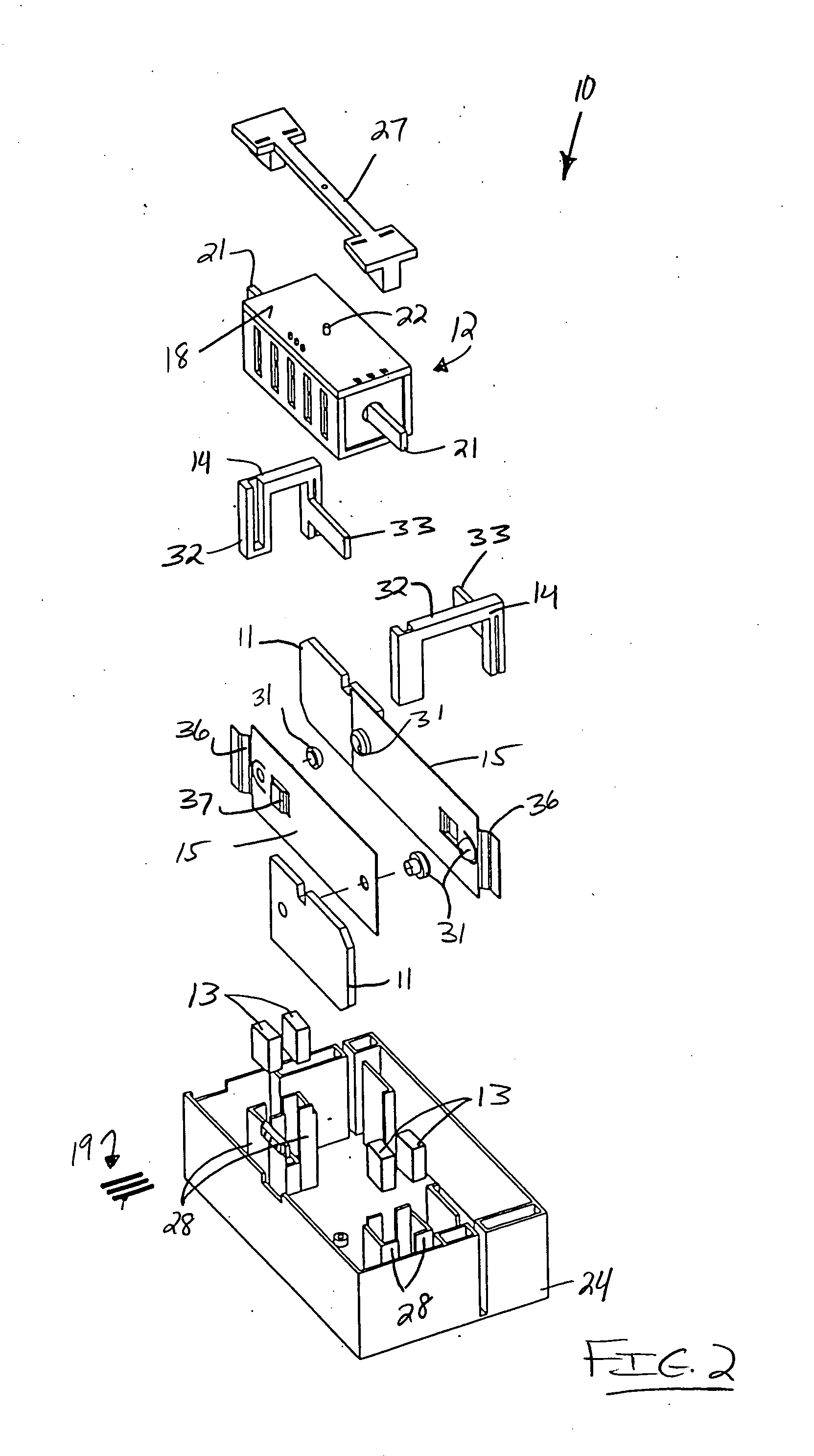 Bi-stable electromagnetic relay with x-drive motor