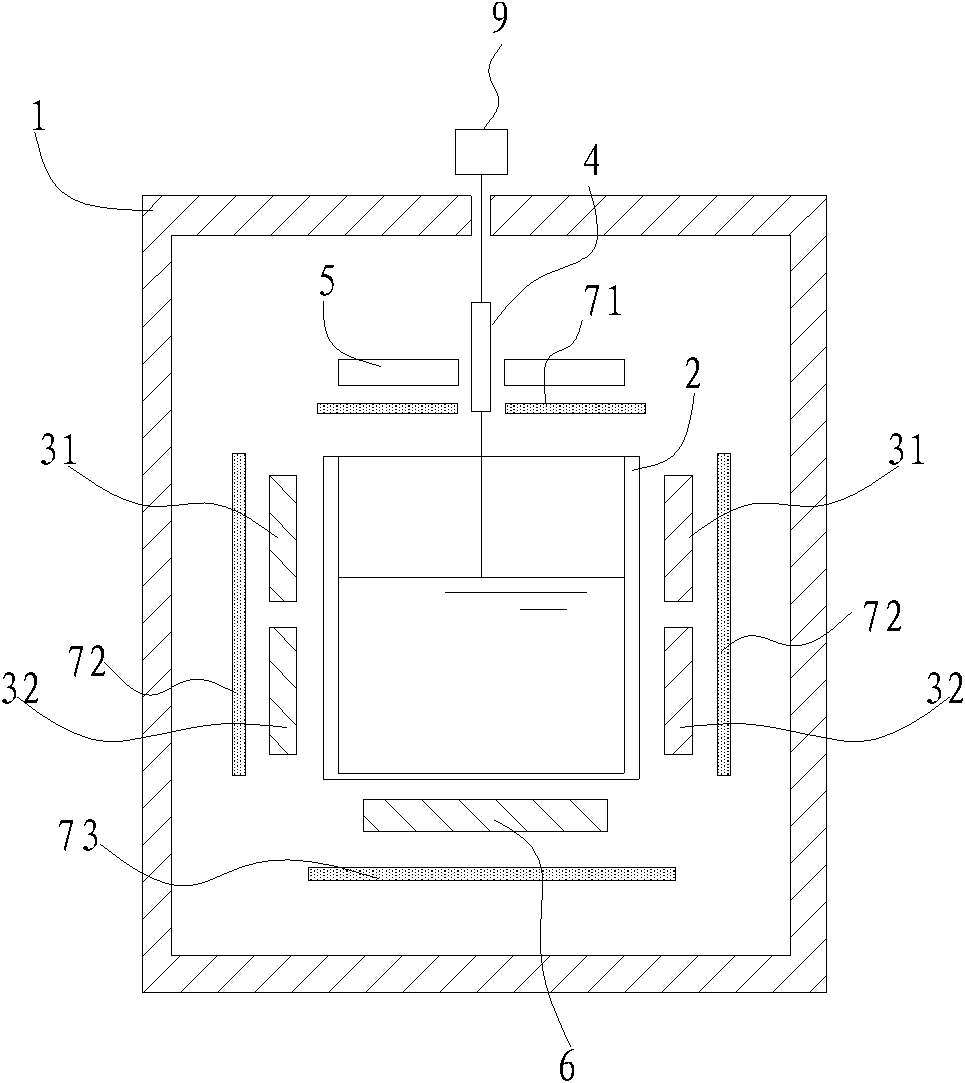 Monocrystal ingot manufacturing device