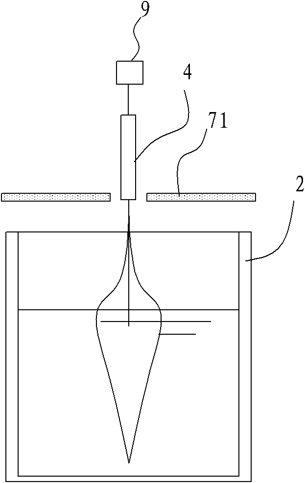 Monocrystal ingot manufacturing device