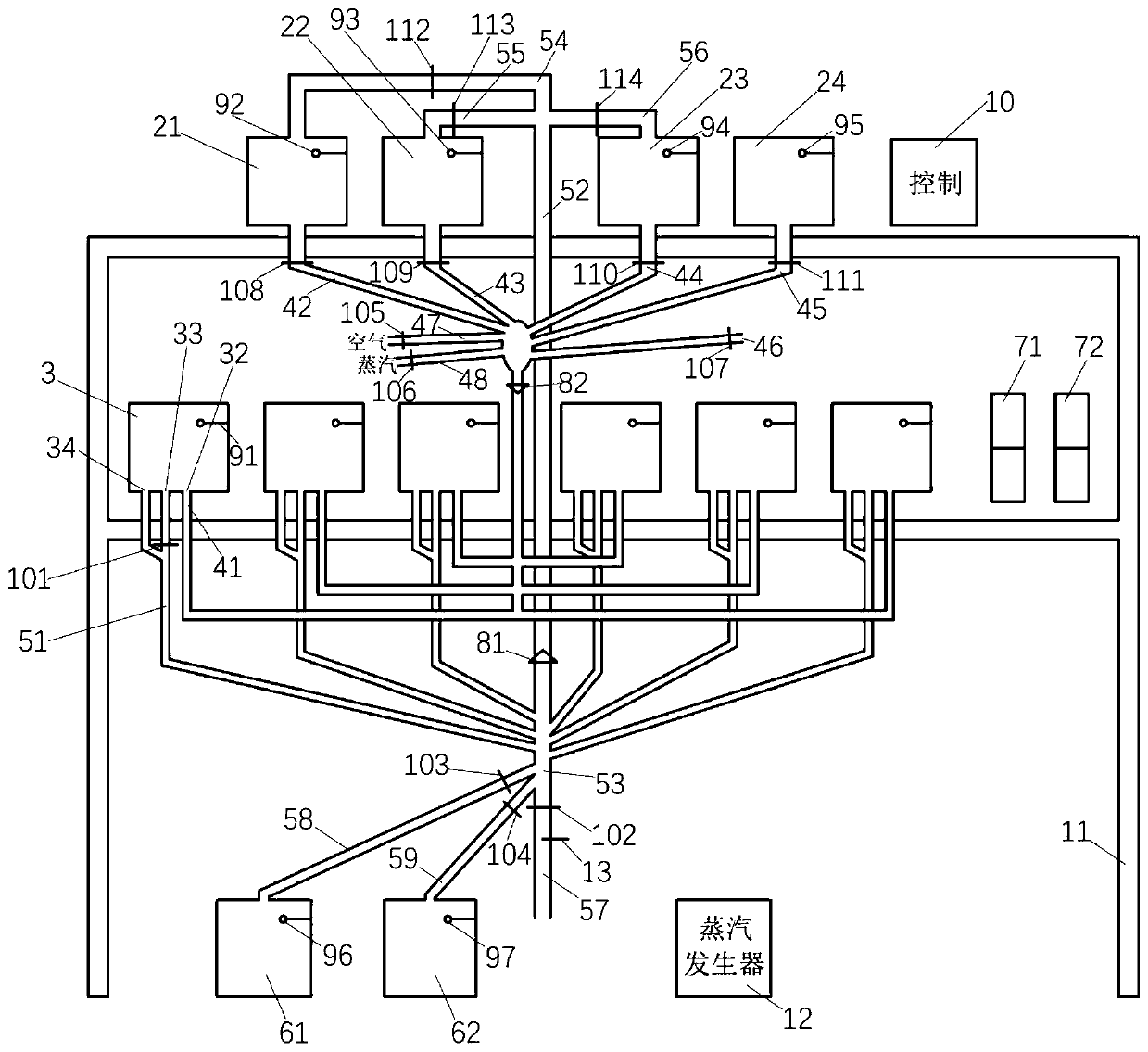 Intelligent cleaning device for laboratory