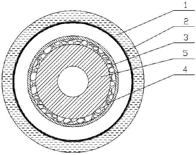 Non-oxidation differential temperature quenching heat treatment equipment for abrasion-resisting cement roller shell