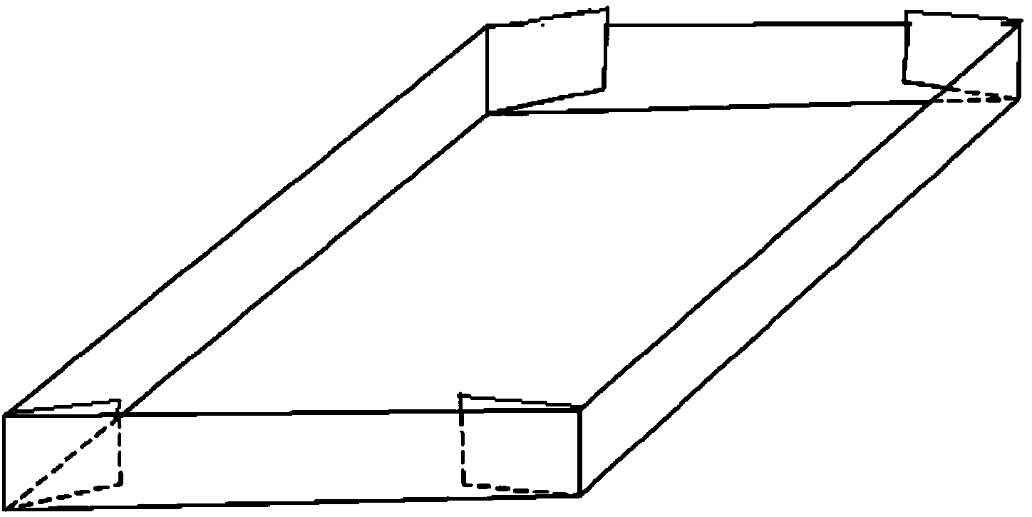 Integrated forming processing method for steel plate box cover