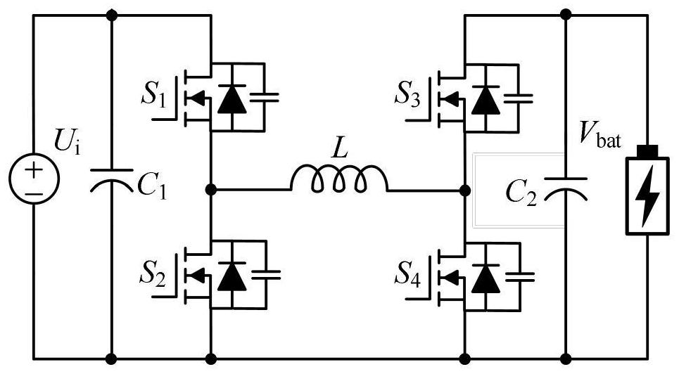 Control circuit of coupled inductor interleaved four-switch buck-boost bidirectional converter