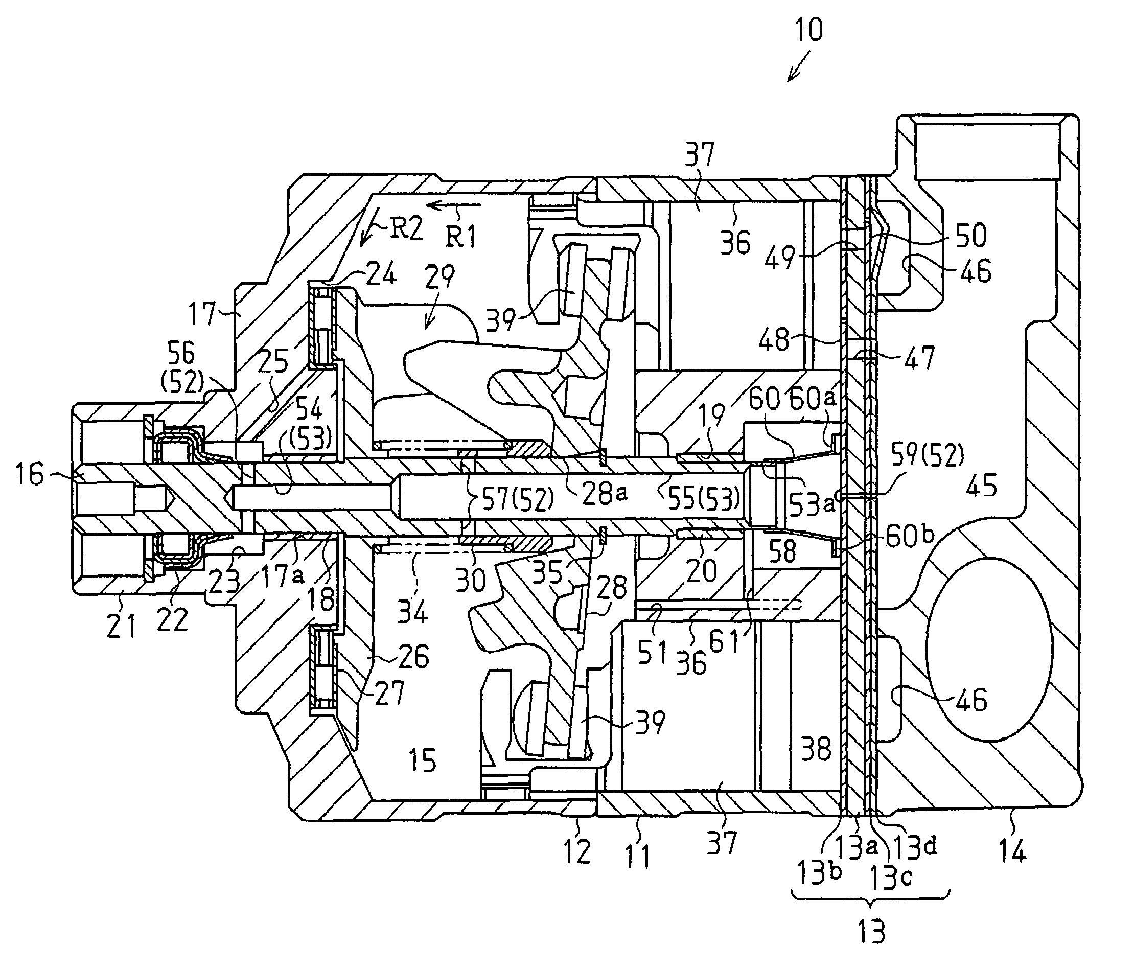 Variable displacement compressor