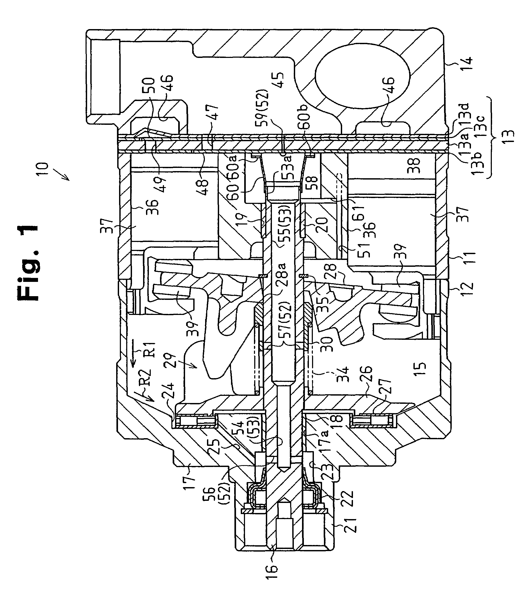 Variable displacement compressor