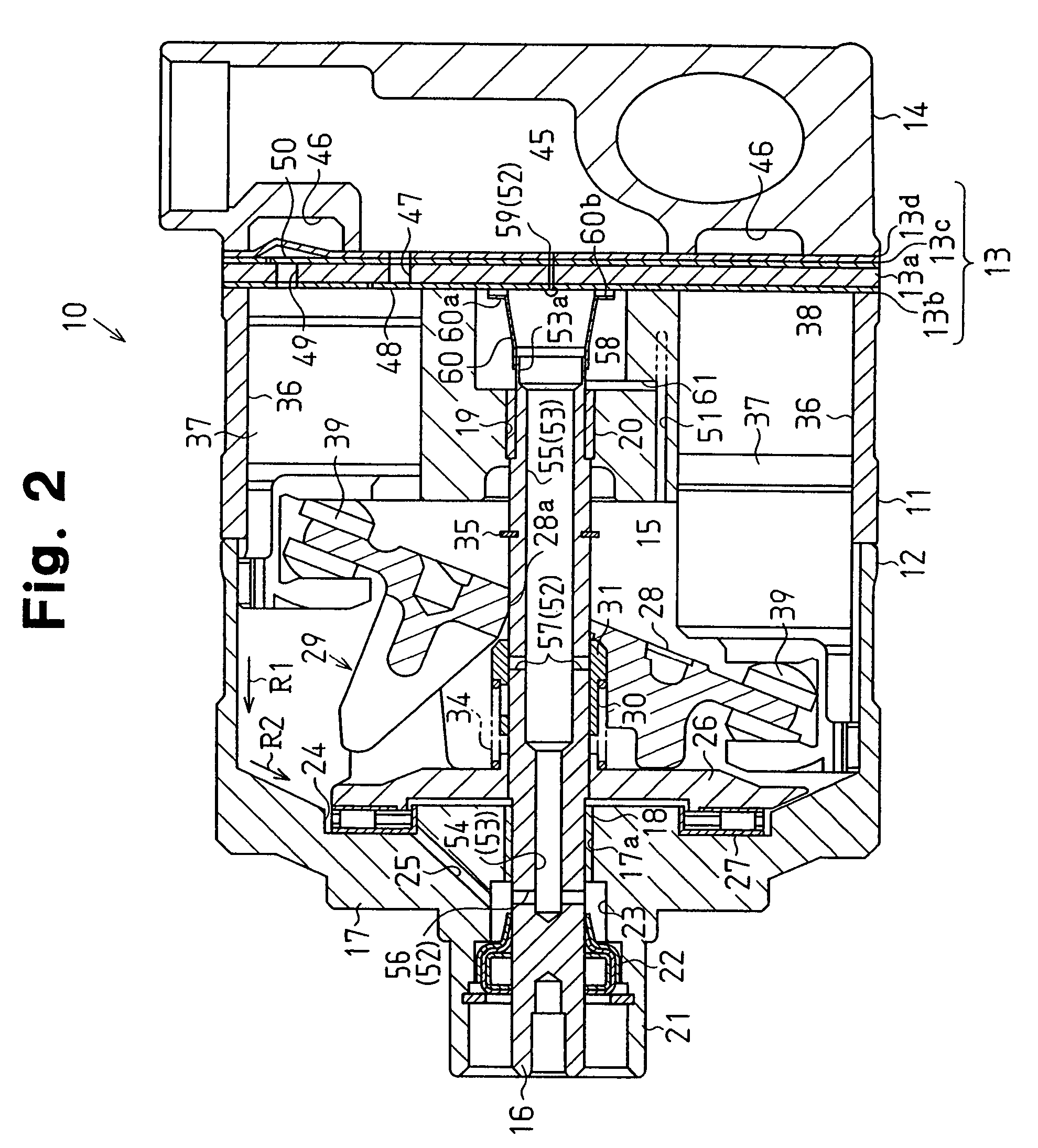 Variable displacement compressor