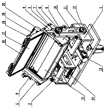 Glass box liquid crystal filling opening sealing mechanism of full-automatic leveling and sealing machine for liquid crystal glass boxes