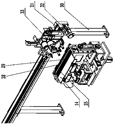 Glass box liquid crystal filling opening sealing mechanism of full-automatic leveling and sealing machine for liquid crystal glass boxes