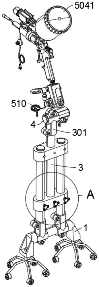 Novel-structure multifunctional ear-nose-throat clinical medicine spraying device