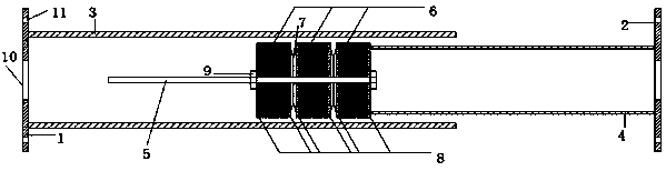 Viscoelastic shearing friction damper and application method