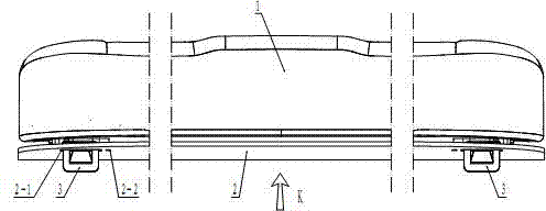 A car rear seat cushion clamping structure