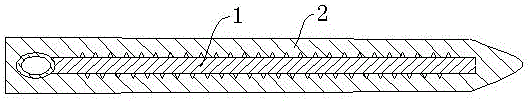 Method for making raw ball arm blank with diversified inner wall thicknesses