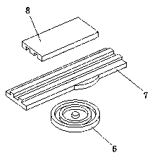 Vibration-proof universal rotary machining device with function of tool feeding in inclined direction