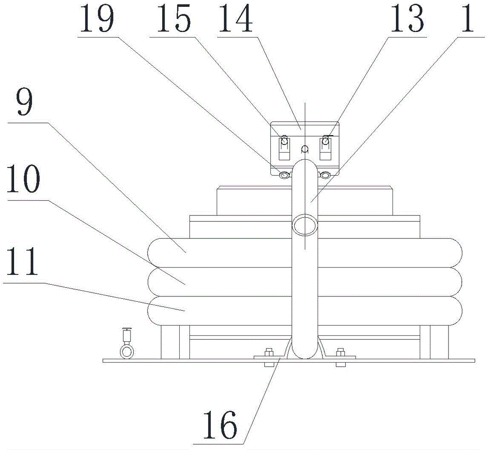 New-style pneumatic jack