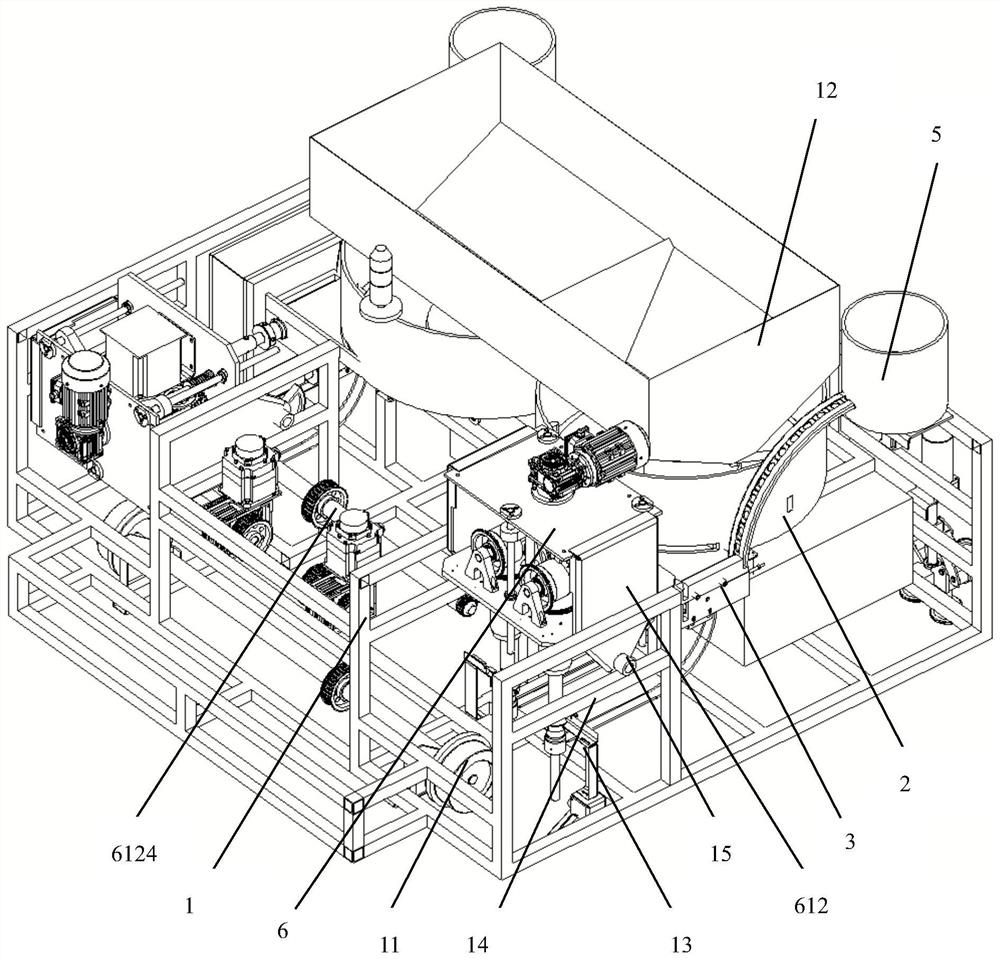 Intelligent automatic feeding operation device applied to rail fastener bolts