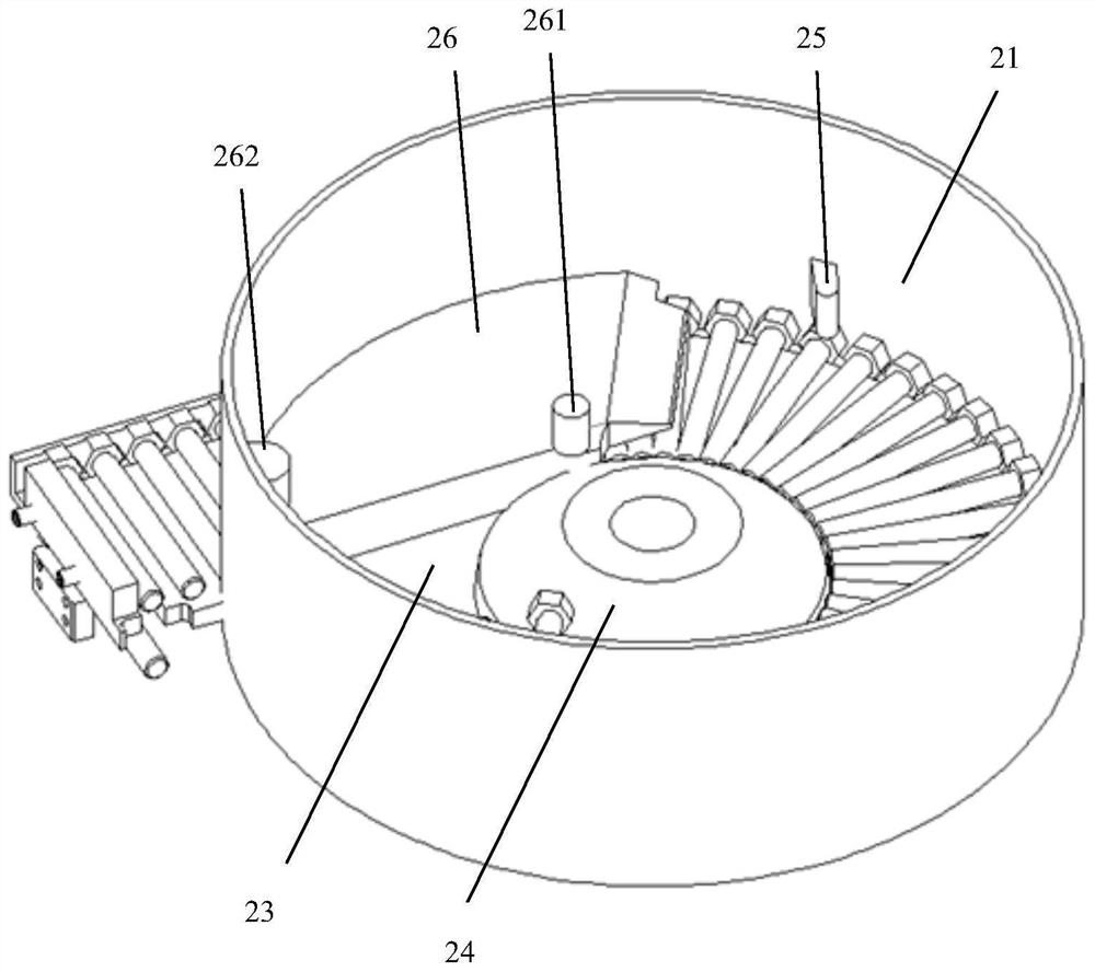 Intelligent automatic feeding operation device applied to rail fastener bolts