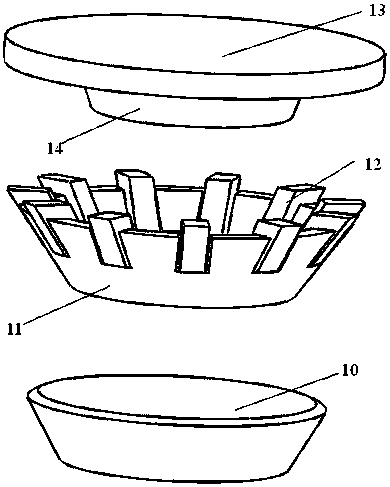 A super high-rise building construction elevator material receiving device