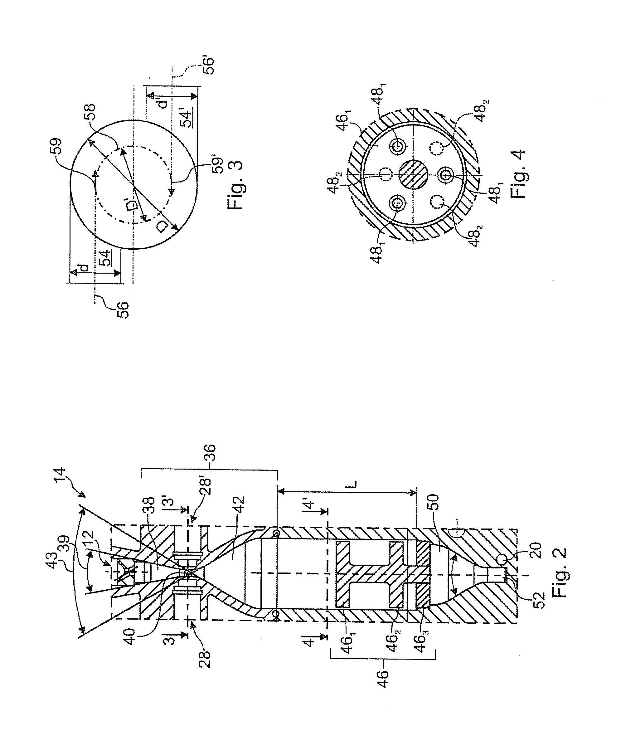 Device for the enrichment of a liquid stream with a gas