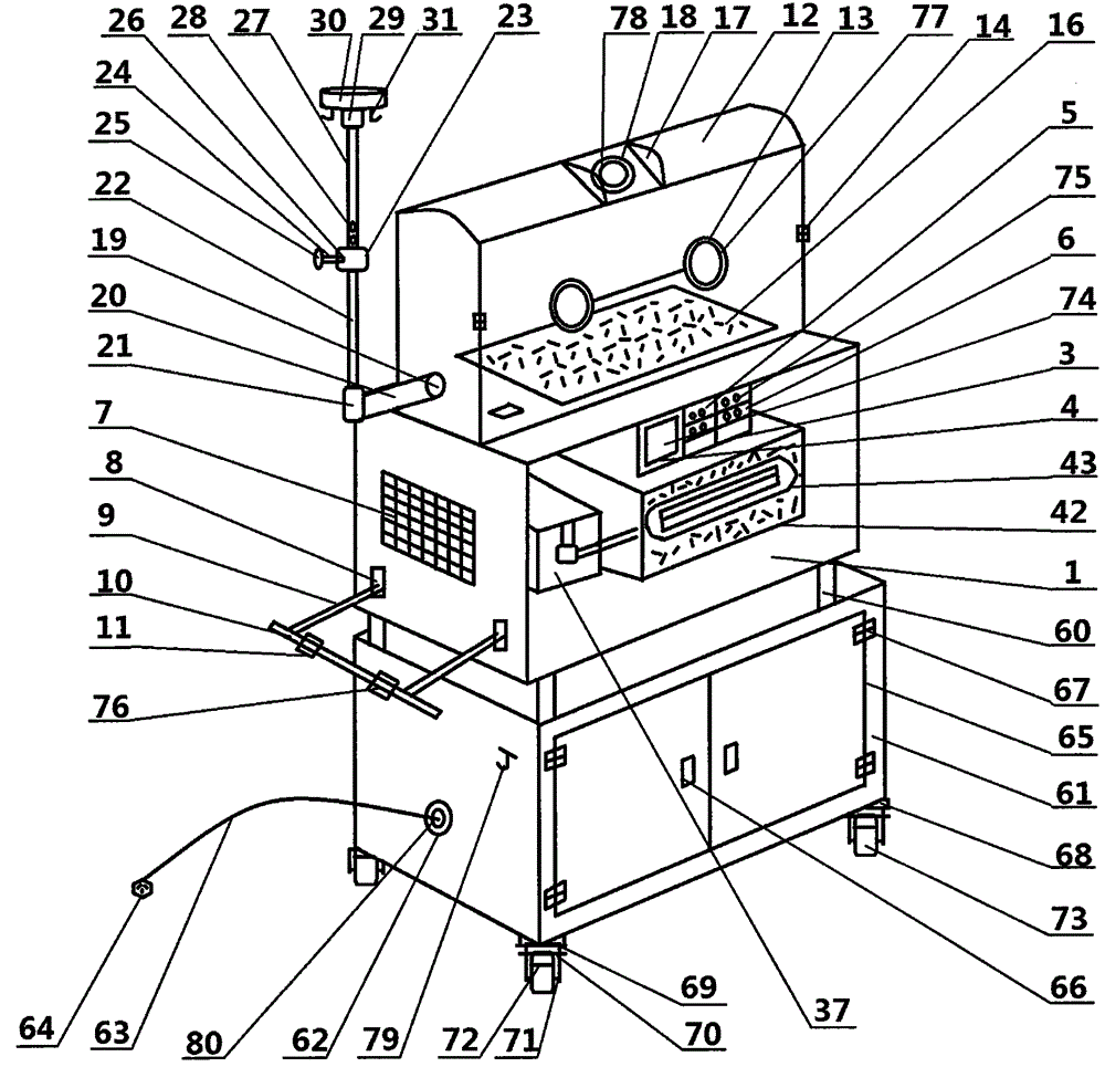 Air purification device for infant incubator