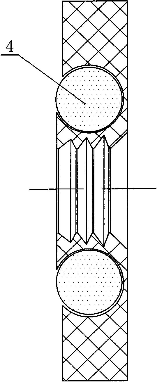 Self-compensation sealing device