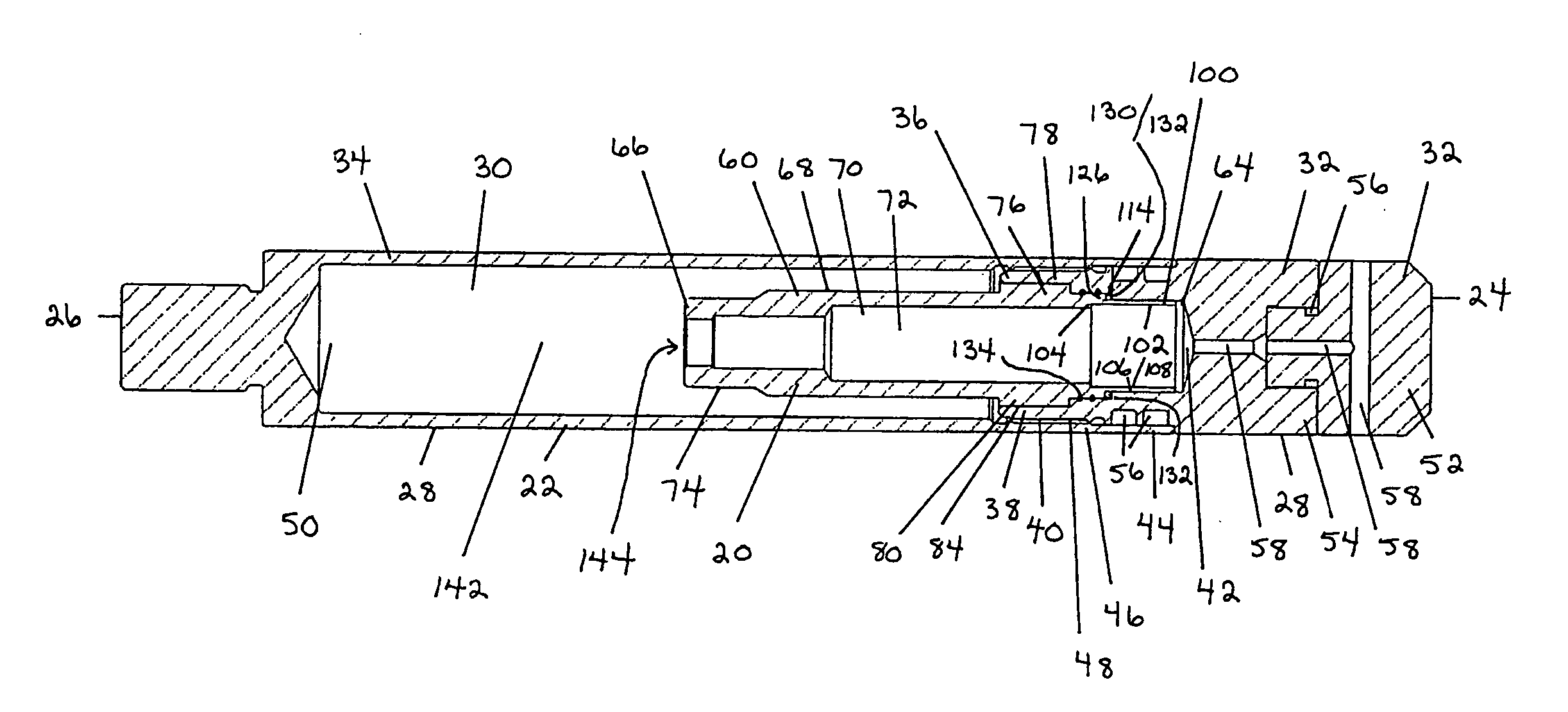 Pressure sensor insert for a downhole tool