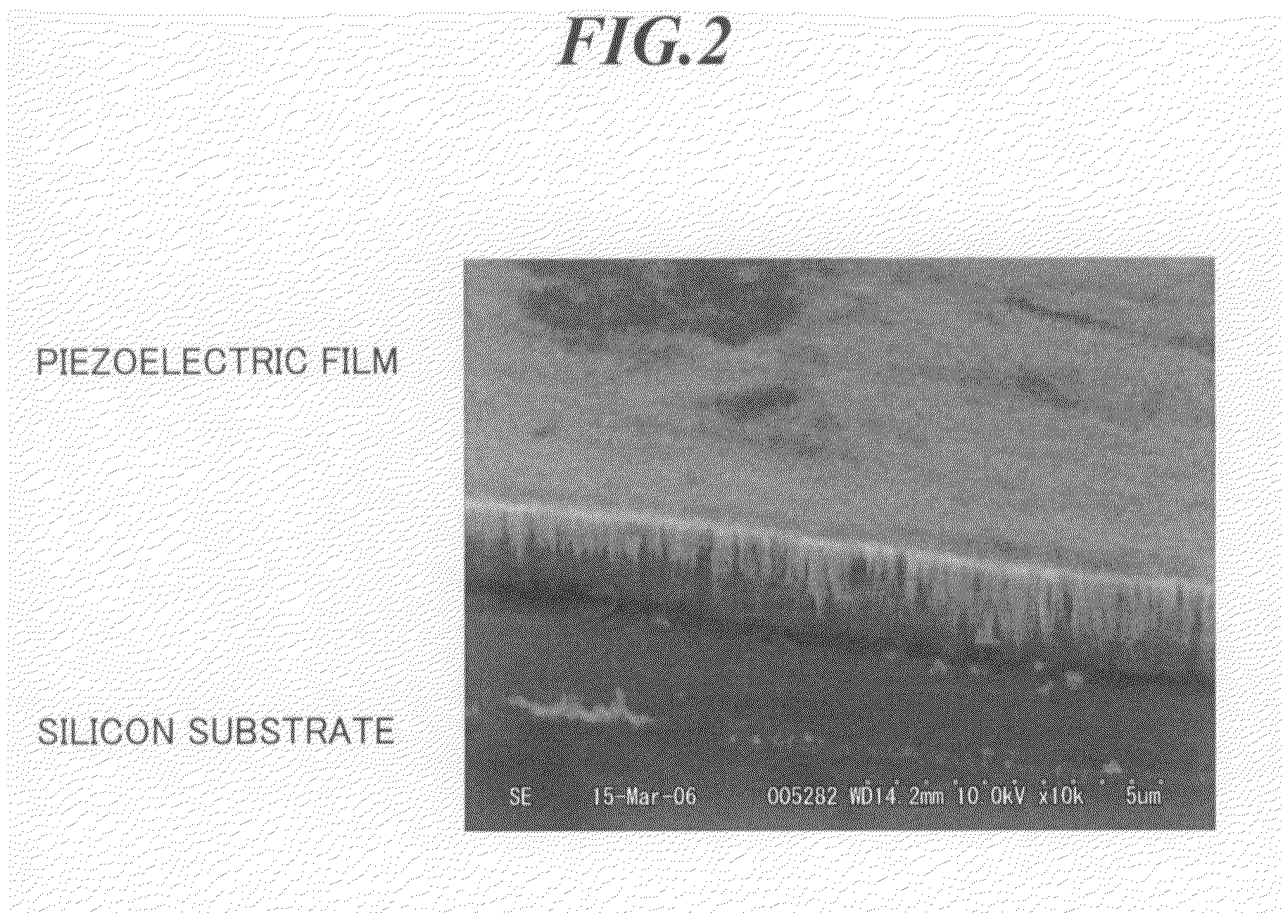 Method of forming pattern of inorganic material film and structure containing the pattern