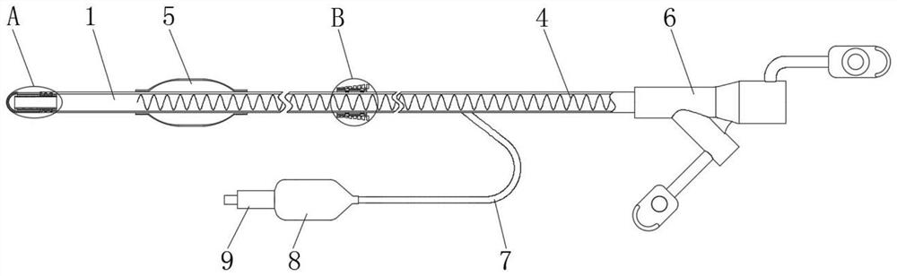 Reinforced nasal gastrointestinal tube and use method thereof