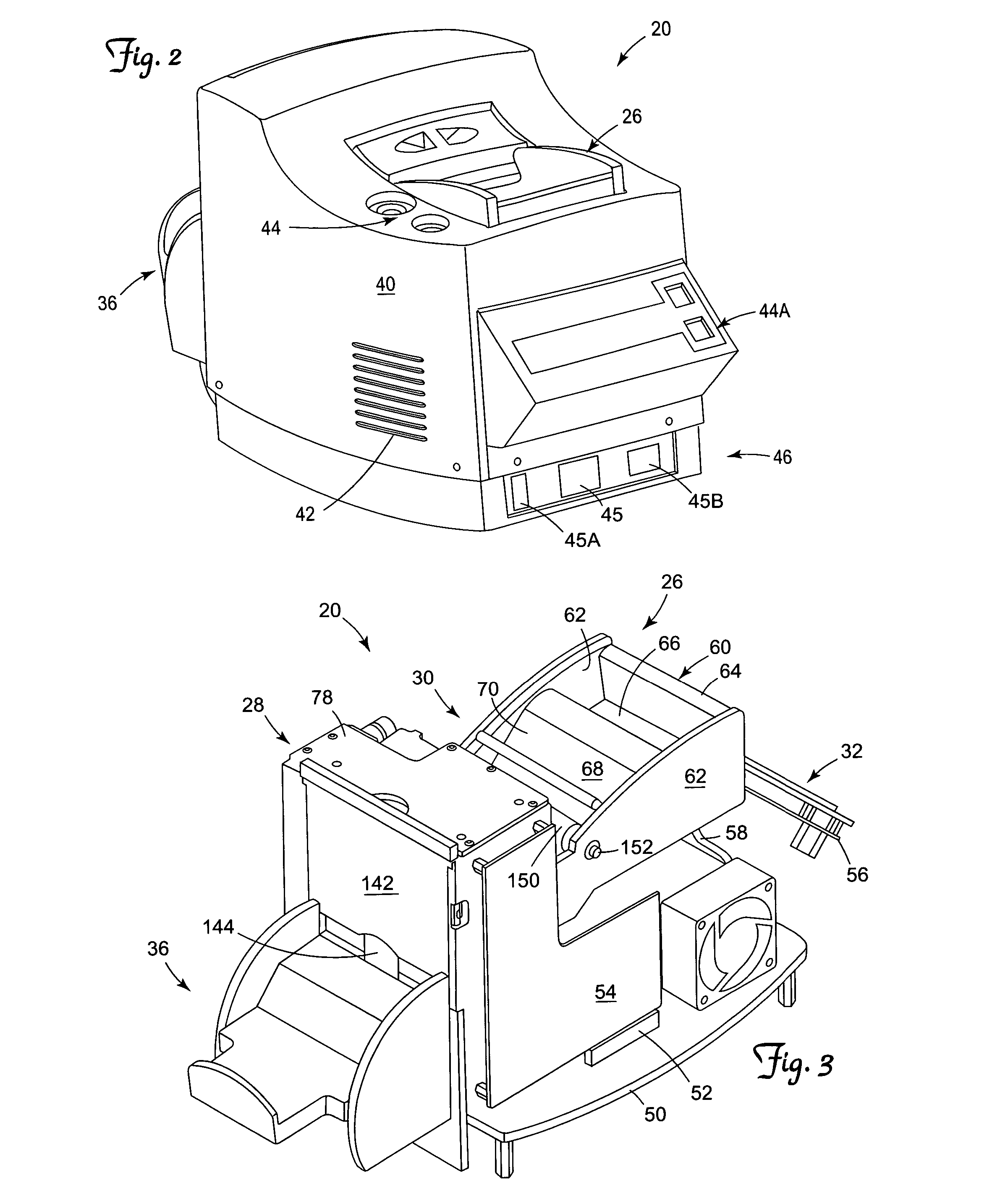 Playing card shuffler with differential hand count capability