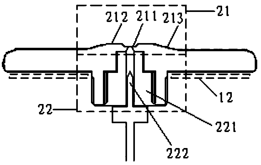 A device suitable for triggering gaps