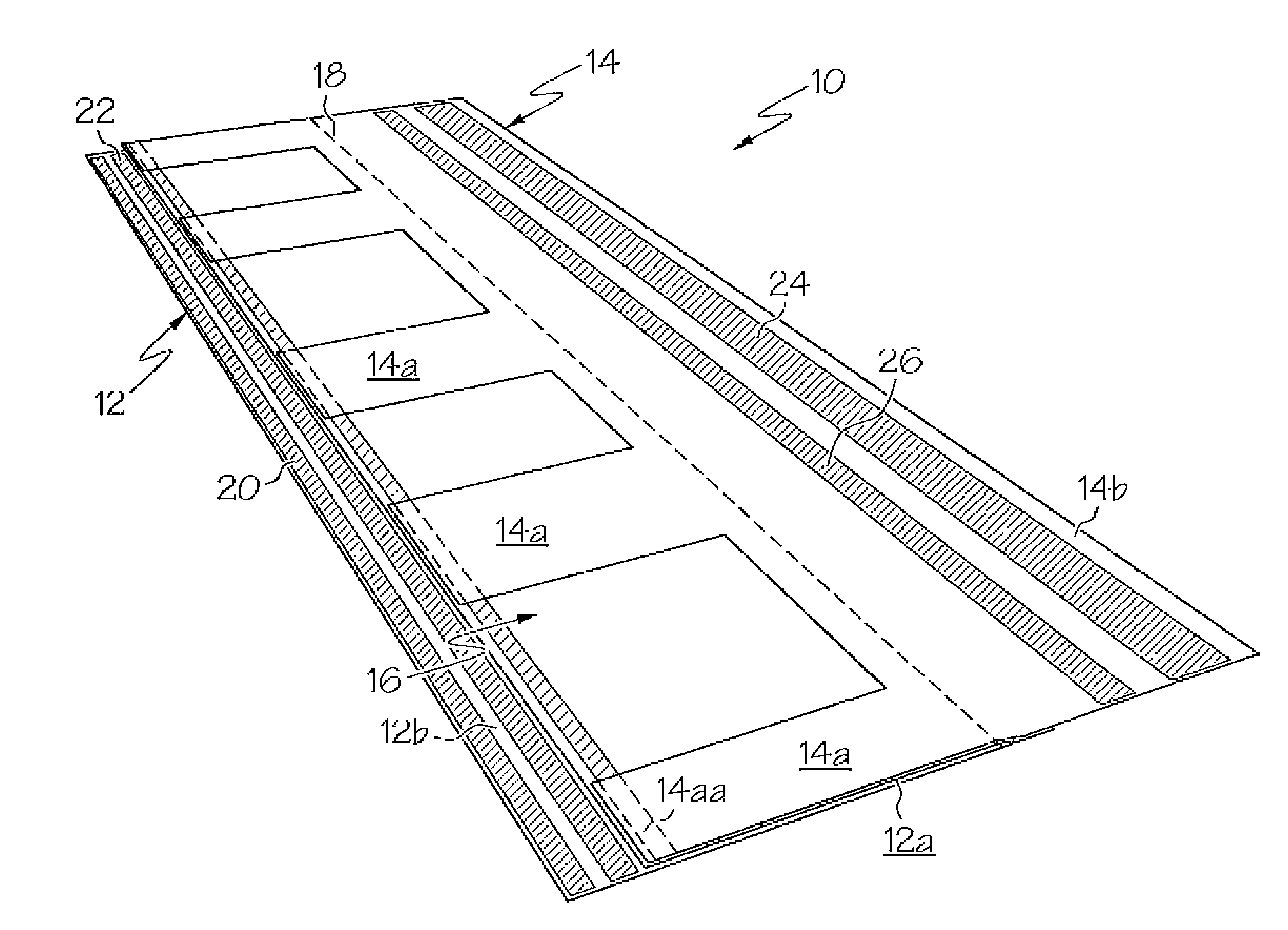 Top down trap lock shingle system for roofs