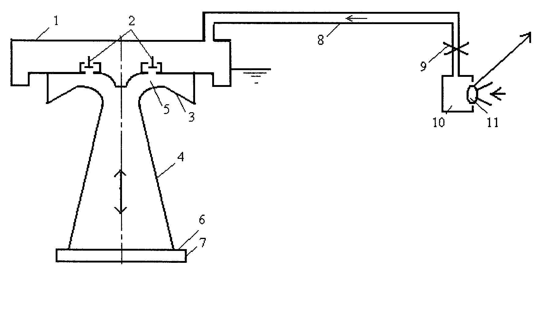 Wave power installation