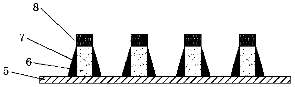 Nanostructure for selective infrared stealth at different polarization states