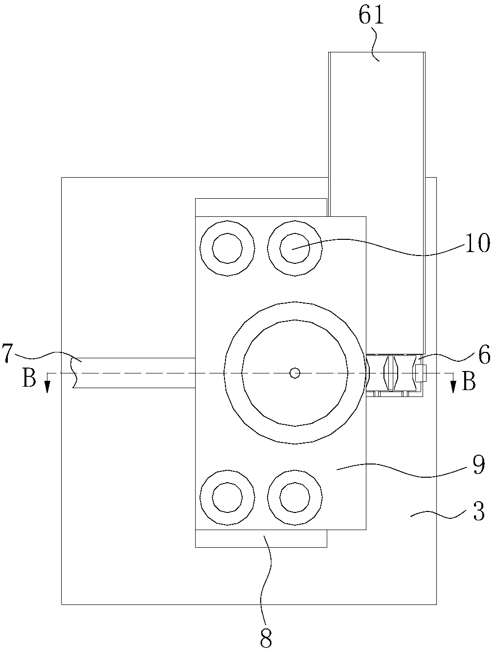 Tin bar cutting machine