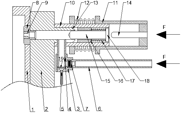 Injection molding insert molding device