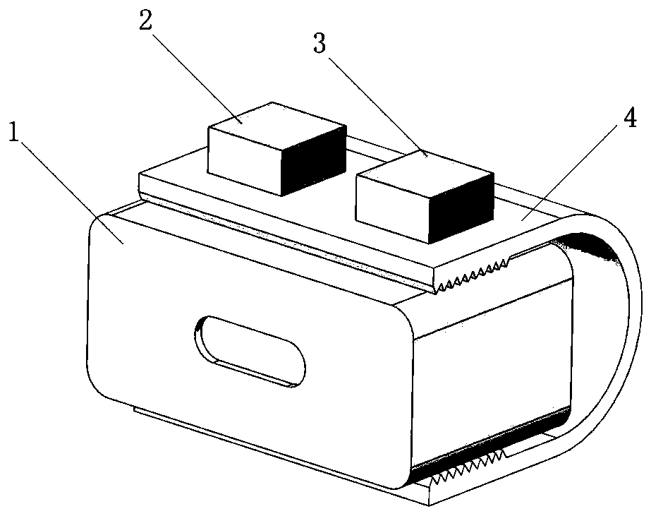 Vibration compensation platform of laser displacement sensor