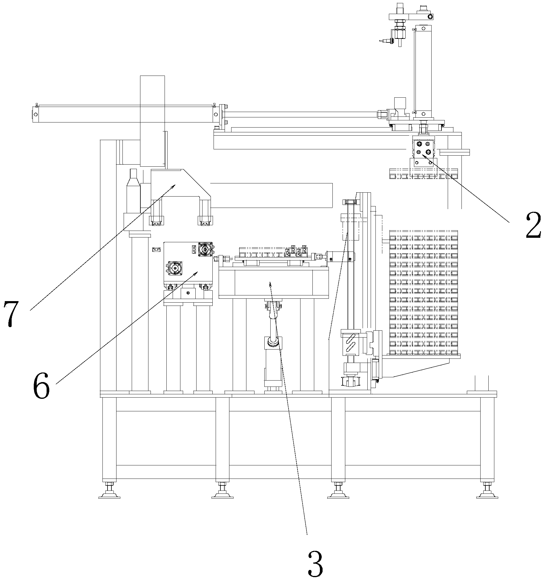 Automatic piston feeding machine for variable displacement compressor