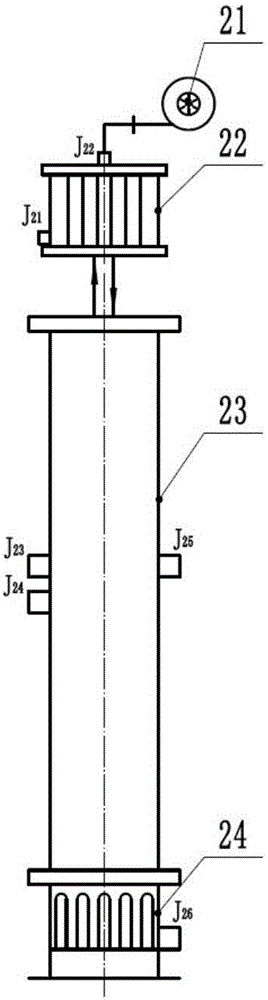 Tritium-containing wastewater treatment system and treatment method