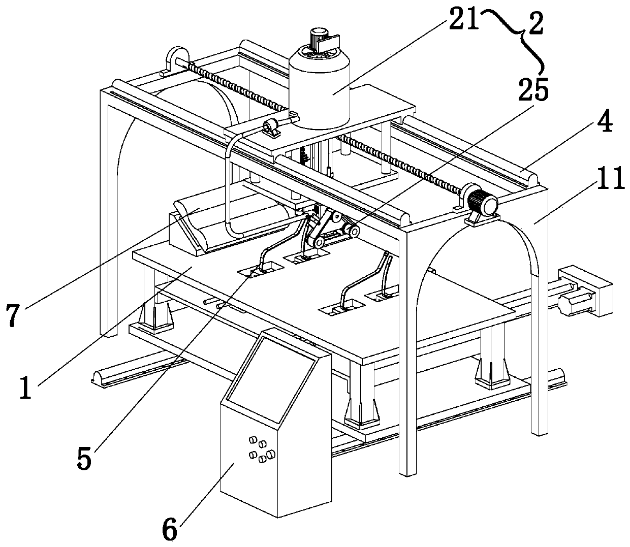 Combined examination and diagnosis device for ultrasonic department