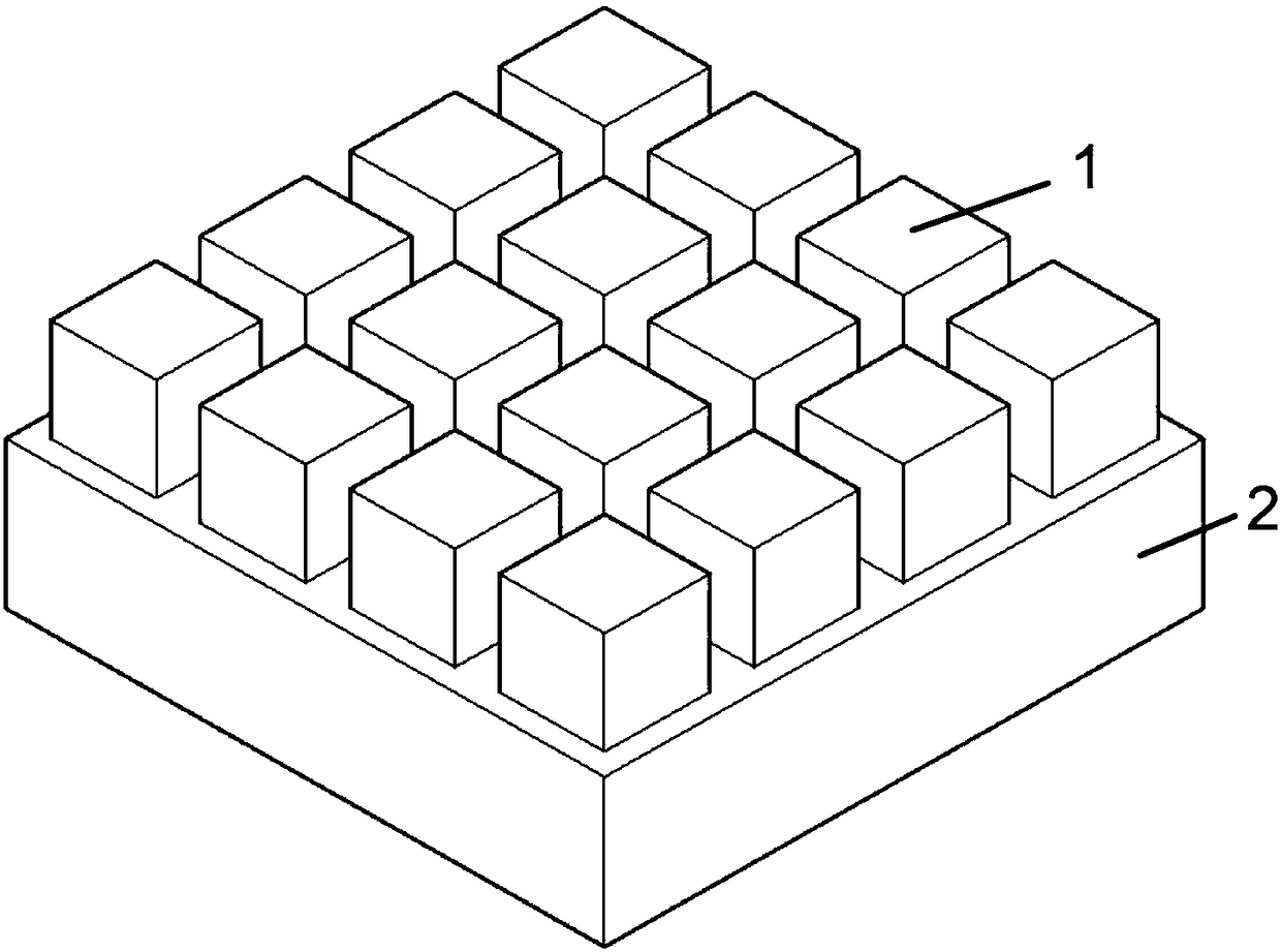 Terahertz reflector based on silicon meta-surface