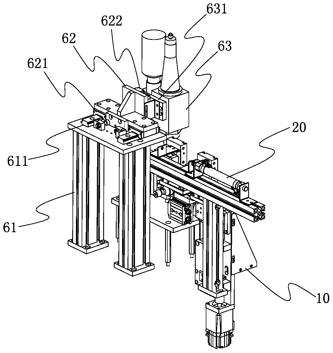 Precision bolt filter screen welding device