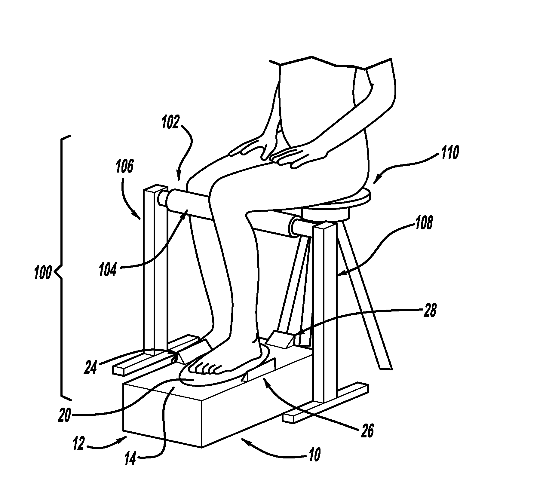 Measurement system for varus/valgus angles in feet