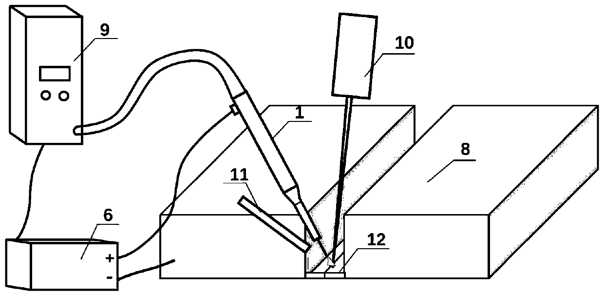 Welding Method of Laser-Low Current Welding Wire Spontaneously Induced Arc Hybrid Welding System