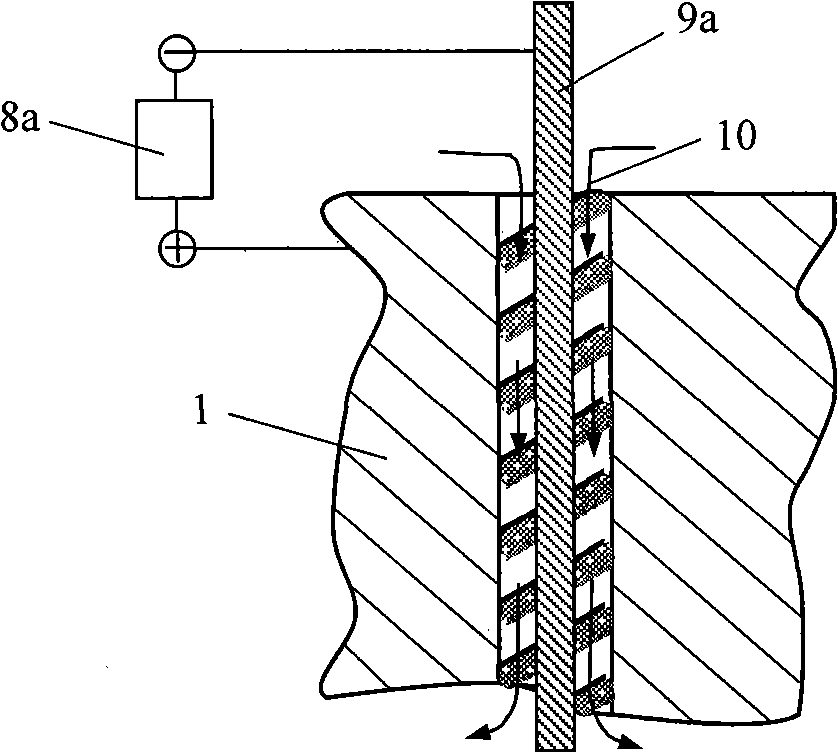 Electro-chemical machining technology of inner hole wall turbulence structure of metal parts