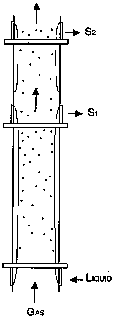 Novel gas-liquid two-phase annular flow liquid film mass flow measurement device and method