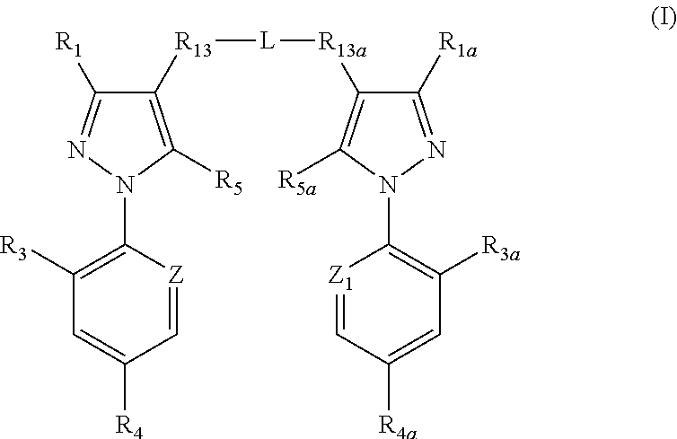 Dimeric 1-arylpyrazole derivatives for use against ectoparasites, agricultural pests, and household pests