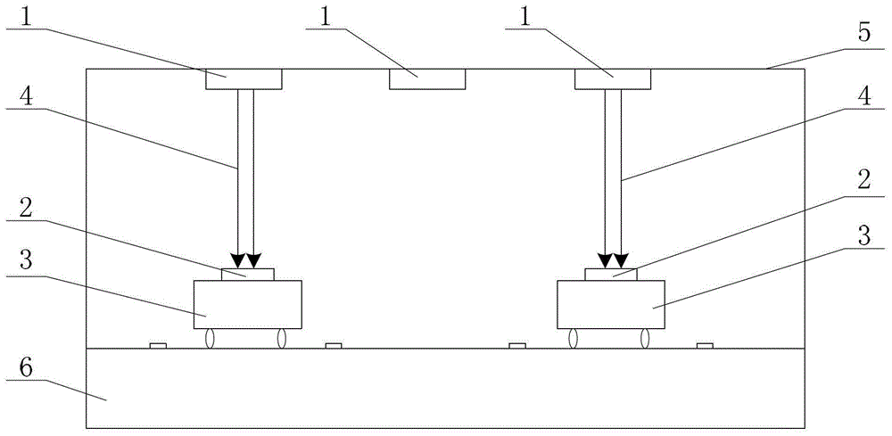 LED light address transmitter, car networking system and electronic map drawing method